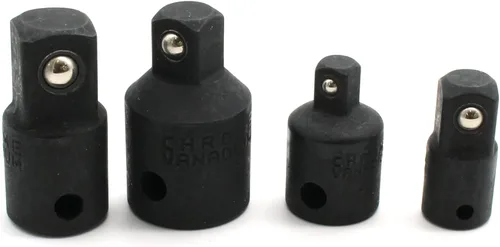 Miniatura 2 de TMAX Juego de adaptador y reductor de enchufe de impacto, Cr-v 4 ud, juegos de adaptadores de enchufes de impacto, adaptador de enchufe de 1/2 a