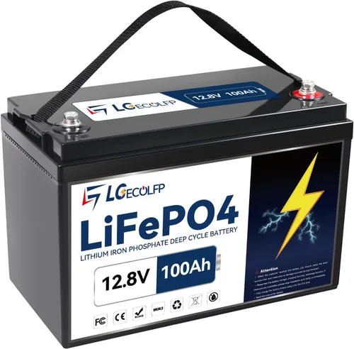 Miniatura 11 de Batería LiFePO4 de 12 V 100 Ah BCI Group 31, batería de litio de 12 V 100 Ah 7000+ciclos profundos, potencia de salida de 1280 Wh, soporte