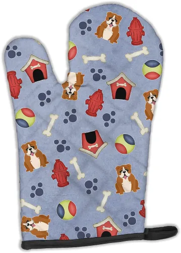 Miniatura 165 de Caroline's Treasures BB2732OVMT Dog House Collection Border Collie - Guante de horno grueso resistente al calor para sartenes calientes y horno