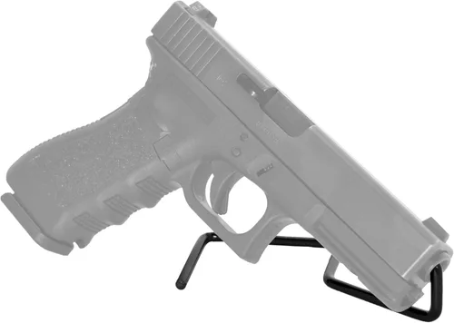 Miniatura 4 de Gun Storage Solutions . Soportes de exhibición de pistola Kikstand de 22 cales y más grandes, estilos de recorte de estante de vidrio o de pie libre