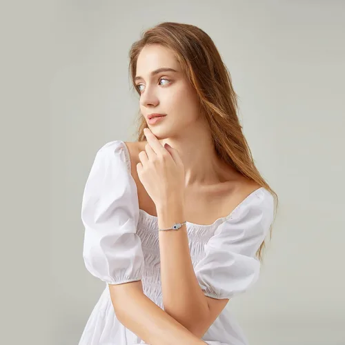 Miniatura 10 de Evil Eye Bracelets Hamsa Bracelet - 18K Gold Plated Adjustable Eye of Protection Bracelet Silver Evil Eye Amulet ojo Bracelet Gold Evil Eye Jewelry