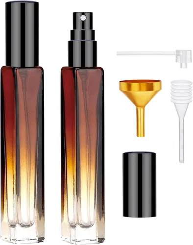 Miniatura 26 de Segbeauty 5 Pack de botellas de spray de vidrio rellenables de 10 ml para perfume, botella de colonia de niebla fina mini vacía de viaje de 10 ml