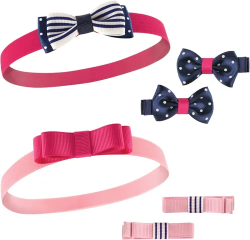 Miniatura 16 de Hudson Baby - Diademas de algodón y sintéticas, talla 0-24 meses Floral azul