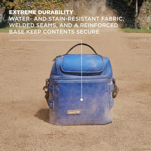 Miniatura 3 de Bolsa de Almuerzo Suave Premium Coleman Pro para 16 Latas, Nevera con Tapa y Cuerpo Completamente Aislados, Mantiene el Frío hasta 30 Horas, Ideal
