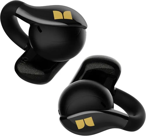 Monster AC225 - Auriculares de oído abierto, sonido estéreo, auriculares Bluetooth 6.0 de oreja abierta, auriculares ligeros y cómodos con clip con