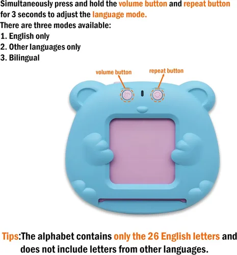 Miniatura 7 de MAYAPHILOS - Tarjetas didácticas del alfabeto con sonido para niños de 3-8 años, 510 palabras, juguete educativo interactivo Montessori, regalos
