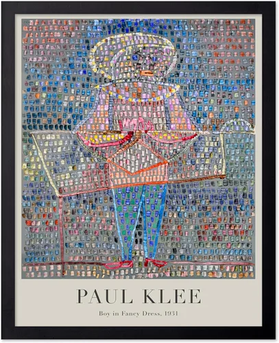 Miniatura 92 de Poster Master Póster vintage de Paul Klee – Impresión retro de cómicos – Arte de dibujo – Arte abstracto – Regalo para hombres y mujeres – Estilo-09