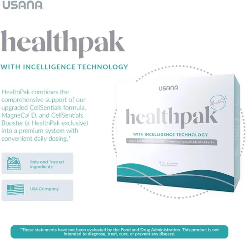 Miniatura 3 de USANA HealthPak con tecnología InCelligence y nutrientes esenciales y antioxidantes para apoyar la salud total del cuerpo* - Prácticos paquetes