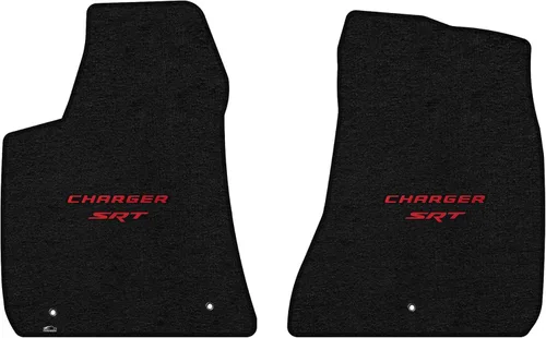 Miniatura 15 de Lloyd Mats Alfombrillas de piso de ajuste personalizado para Dodge Charger RWD 2011-2023 LogoMat Juego de 2 piezas Carbón
