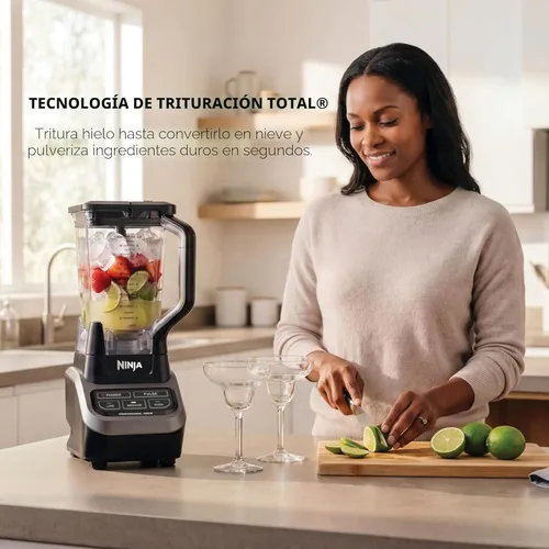 Miniatura 3 de Licuadora profesional Ninja BL610, Negro Negro /Gris