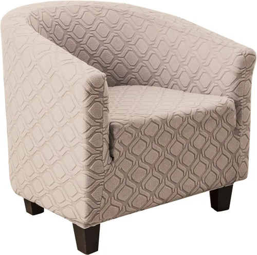 Miniatura 26 de MIFXIN - Funda elástica para silla de bañera de terciopelo de alta elasticidad, cubierta de silla de club, cubierta de sillón de elastano, cubierta