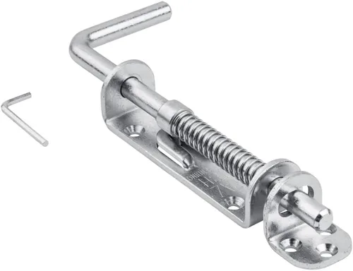 Miniatura 3 de National Hardware N109-212 V1142 Zinc de perno deslizante resistente con resorte