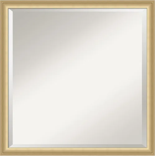 Miniatura 8 de Amanti Art Espejo de baño, espejo de pared dorado Florence para usar como espejo de tocador de baño sobre fregadero (21.75 x 17.75 pulgadas), espejo