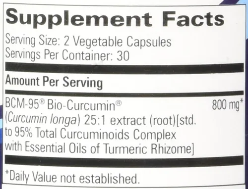 Miniatura 5 de Progressive Labs - Curcumin BCM-95 60 vcaps [Salud y Belleza]