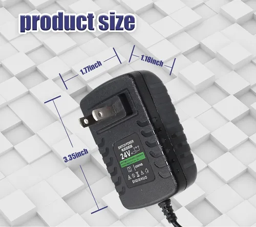 Miniatura 4 de Adaptador de fuente de alimentación DC 24V 1A 24W Interruptor transformador AC 110V/220V a DC 24V 1amp Convertidor de conmutación Controlador LED