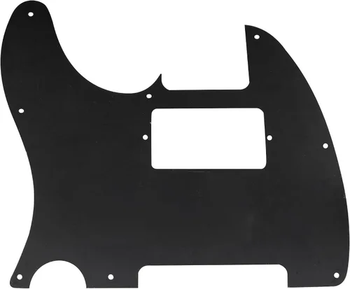 Miniatura 3 de Musiclily - Golpeador de 8 agujeros, humbucker, para Fender Telecaster estadounidense/mexicana de estilo moderno, guitarra eléctrica, 1 capa, negro