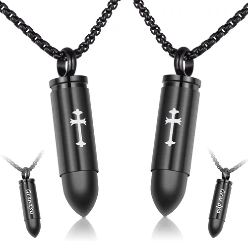 123 Pack Urn Necklace for Ashes for Women Men Cylinder Urn Locket Bullet Cremation Jewelry Fish Necklace for Ashes CZ Bar Cremation Jewlery for