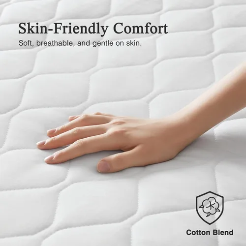 Miniatura 2 de Beautyrest - Funda calefactable para colchón de mezcla de algodón con tecnología de confort seguro - Funda eléctrica acolchada de lujo con bolsillo