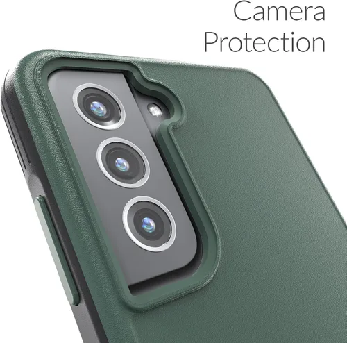 Miniatura 3 de Crave Slim Guard Para Galaxy S21 FE Caso, A Prueba De Golpes Para Samsung Galaxy S21 FE 5G (6.4 Pulgadas) - Verde Bosque