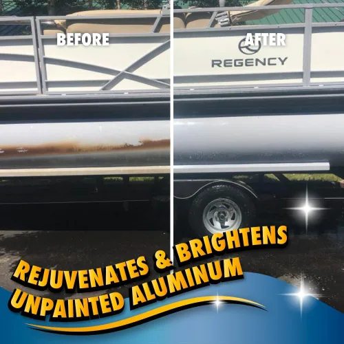Miniatura 6 de Booyah Clean Limpiador y abrillantador de pontón de aluminio - Limpiador de aluminio preferido ambientalmente - Sin ácido, elimina la oxidación