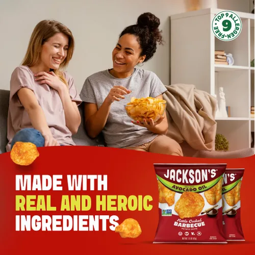 Miniatura 3 de Jackson's Classic Kettle - Papas fritas (paquete variado, 1.5 onzas, paquete de 10), hechas con aceite de aguacate premium, sal marina, sal
