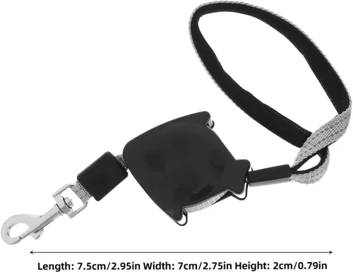 Miniatura 6 de Alipis Correa retráctil automática para perro, cuerda de tracción telescópica de gran tamaño, mango cómodo para caminar, trotar, senderismo