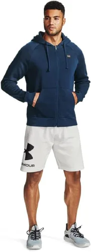Miniatura 4 de Under Armour Rival - Sudadera de vellón para hombre, con capucha y cierre con cremallera completa