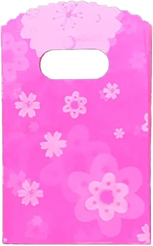 Miniatura 8 de Joyhey 100 bolsas pequeñas de plástico para mercancías de 3.5 x 5.9 pulgadas, bolsas de compras, bolsas de venta al por menor, bolsas de regalo