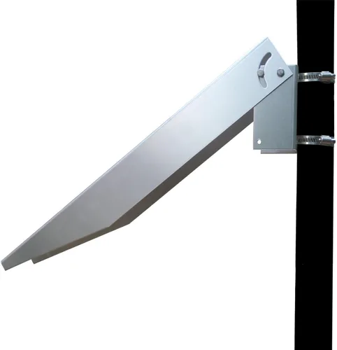 Miniatura 9 de Kit de montaje en poste para paneles solares de 30 W a 60 W, kit de soporte de montaje de aluminio ajustable resistente con accesorios