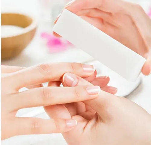 Miniatura 6 de Kit de herramientas para el cuidado de uñas, juego de 14 limas de uñas, bloque de amortiguador, esponja pulida, pinza de cutícula y empujador