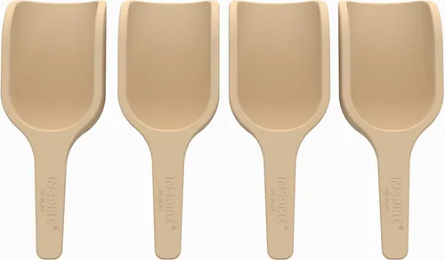 Inspire My Play - 4 mini cucharas de silicona - Perfecto para bandeja de juego sensorial - Accesorios para contenedores sensoriales - Suministros
