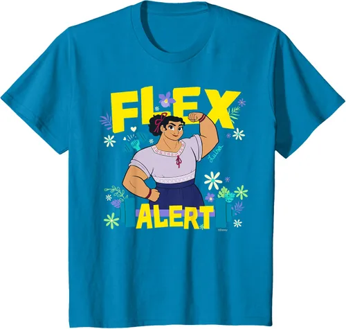 Miniatura 48 de Disney Encanto Luisa Madrigal Flex Alert Camiseta, Negro