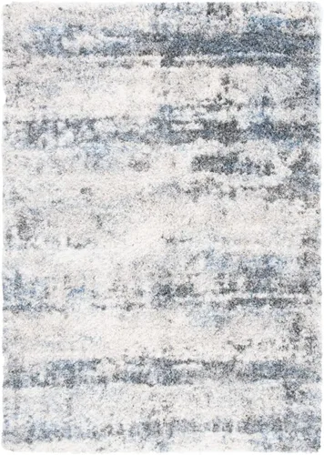 SAFAVIEH Berber Shag Collection BER276A - Alfombra moderna abstracta que no desprende pelusa, de 1.2 pulgadas de grosor, para entrada, sala de
