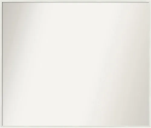Miniatura 1068 de Amanti Art Espejo de baño blanco para sobre el fregadero, 32 x 45 pulgadas, espejo de tocador rectangular blanco esbelto, marco de madera moderno