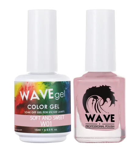 Miniatura 212 de WAVEGEL - Juego dúo de gel y esmalte de uñas a juego - Colección Simplicity - #P109 Blizzard I 0.5 onzas
