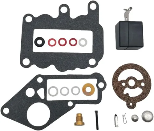 Carburador con kit de flotador para fueraborda Johnson Evinrude 9.5 BRP OMC 382048 1964 1965 1966 1967 1968 1969 1970 1971 1972 1973 1973 23-086