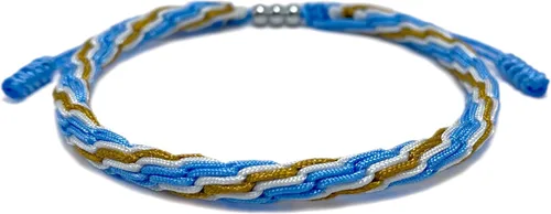 Miniatura 2 de LAMIBEE Pulsera con código de bandera de país, pulsera de cuerda de protección y sufrimiento de la suerte, pulsera tibetana, pulsera de cuerda