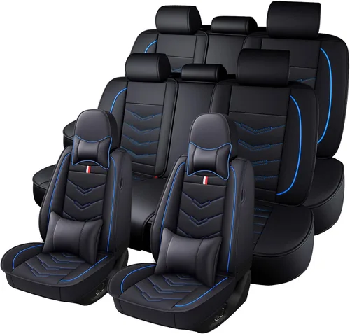 Miniatura 18 de Funda de asiento de auto para Dodge Durango 2002-2026, funda de cojín duradera, resistente al desgaste, impermeable, transpirable, sin olor, fundas