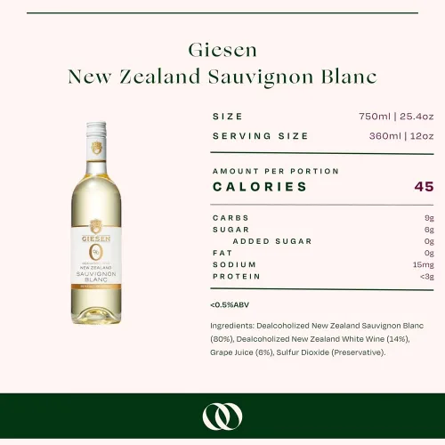 Miniatura 2 de Orchard Hill [Paquete de 1] Giesen (sin alcohol/desalcoholizado) (Marlborough Sauvignon Blanc 25.4 fl oz)