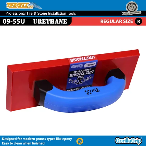 Miniatura 3 de Troxell USA - Flotador de lechada de uretano de 4" x 9" con mango SoftGrip