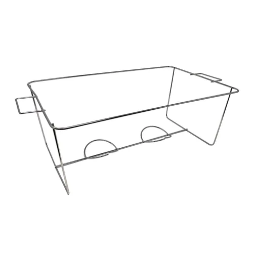 Miniatura 4 de Party Essentials SQR1312 - Estante cuadrado con soportes (caja de 48), cromado