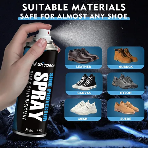Miniatura 6 de WITOROR Protector de zapatos, nano protección impermeable contra la lluvia y las manchas, spray impermeable para zapatos, gamuza, tenis, nobuck