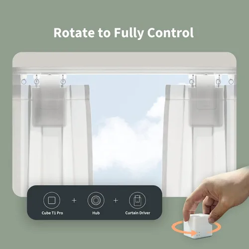 Miniatura 3 de Aqara Cube T1 Pro, requiere AQARA ZIGBEE 3.0 HUB, 6 lados para controlar diferentes escenas y diversas acciones para controlar dispositivos