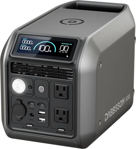 Miniatura 19 de DABBSSON - Estación de energía portátil de 2048 Wh, LiFePO4 semi-sólido seguro, potencia de aumento de 3300 W, salida de CA de 2200 W ×6, 41 lb