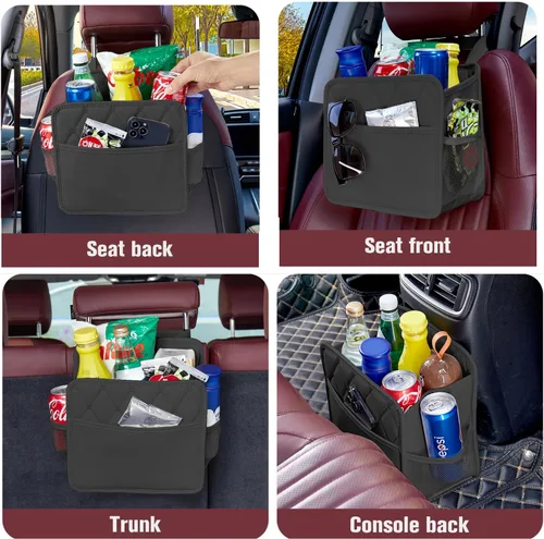 Miniatura 5 de Organizador de asiento de automóvil, organizador de asiento trasero de automóvil, organizador de asiento trasero de automóvil impermeable