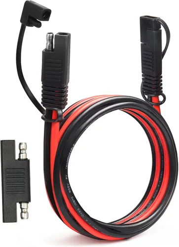 Miniatura 10 de MOOKEERF Cable de extensión SAE de 10 AWG – Cable de desconexión rápida de 20 pies, cable de extensión de cargador de batería, resistente