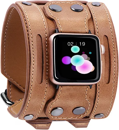 Miniatura 8 de VIQIV Correa de reloj inteligente compatible con Apple Watch de 1.496 in/1.575 in/1.614 in/1.654 in/1.732 in/1.772 in/1.929 in Smartwatch correas