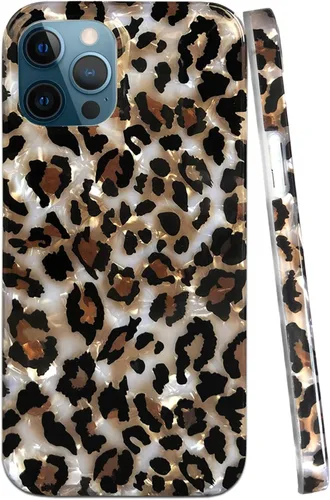 Miniatura 9 de J.west Funda compatible con iPhone 11 Pro Max de 6.5 pulgadas, diseño de leopardo para mujeres y niñas, bonito diseño de patrón de guepardo, funda