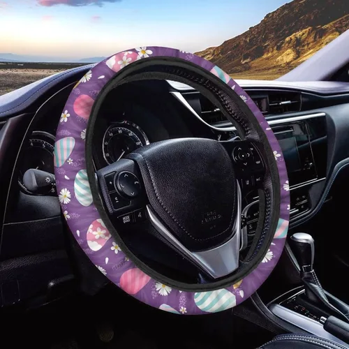 Miniatura 49 de Asian Dragon - Funda universal para volante de automóvil, accesorios interiores de automóvil, lavable, transpirable, funda para volante