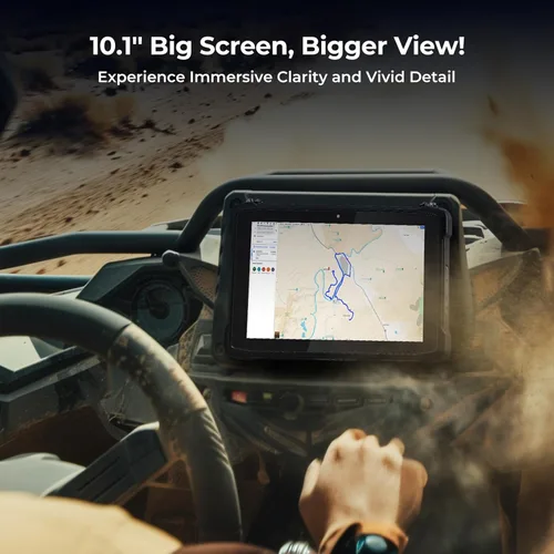 Miniatura 2 de MUNBYN 10.1 "Tablet resistente IRT11, Android 14, 8GB+128GB Tablet Android resistente con GPS, PC de trabajo al aire libre 700nits, IP65 impermeable